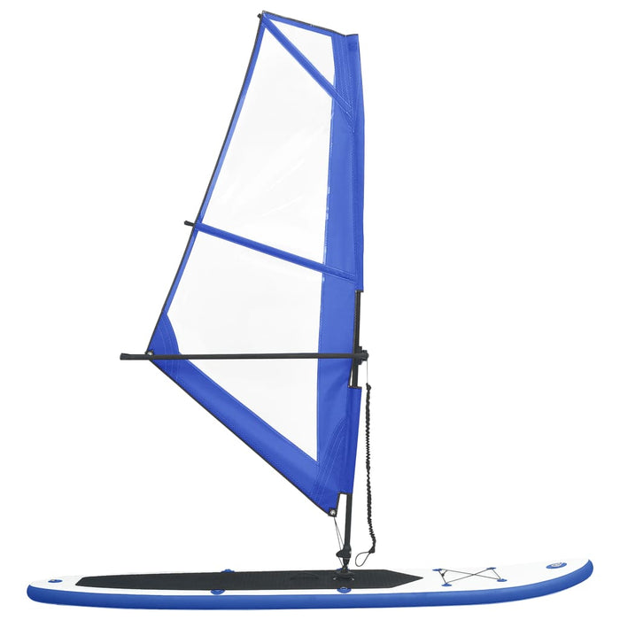 Set Tavola Gonfiabile da SUP con Vela Blu e Bianco cod mxl 68388