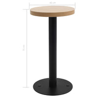 Tavolo da Bistrot Marrone Chiaro 40 cm in MDF 286415