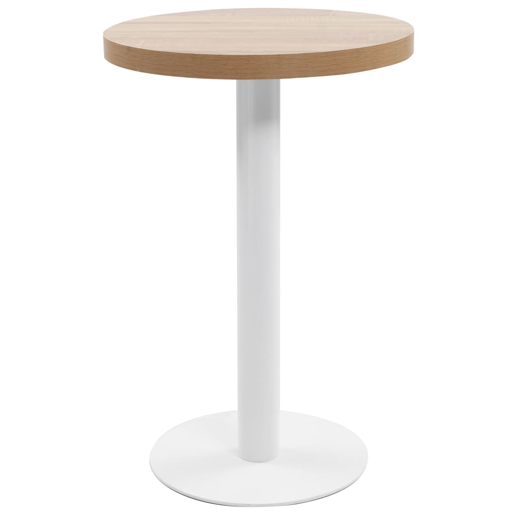 Tavolo da Bistrot Marrone Chiaro 50 cm in MDF cod mxl 64526