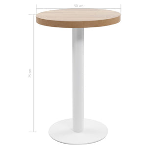 Tavolo da Bistrot Marrone Chiaro 50 cm in MDF cod mxl 64526