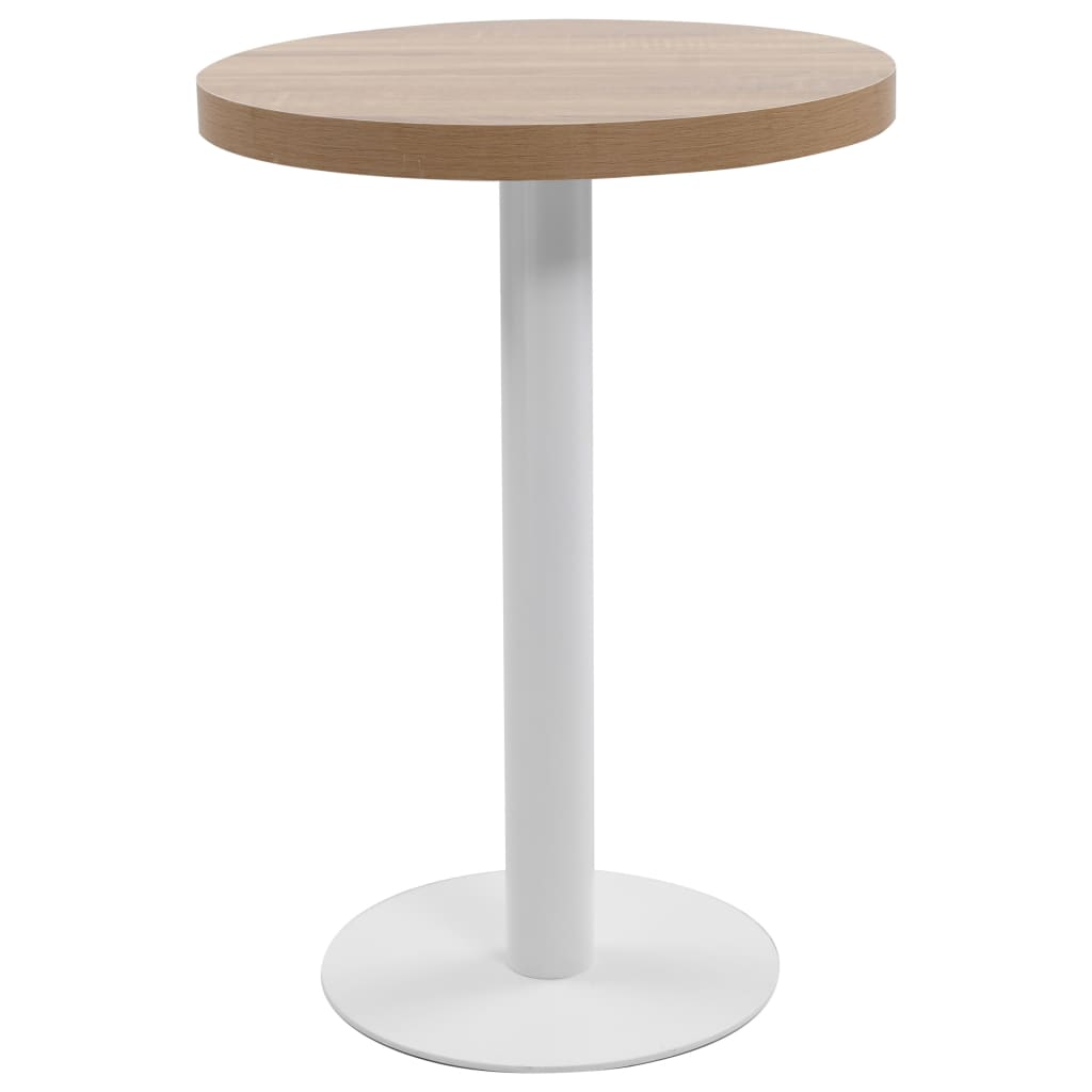 Tavolo da Bistrot Marrone Chiaro 60 cm in MDF 286420