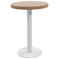 Tavolo da Bistrot Marrone Chiaro 60 cm in MDF 286420