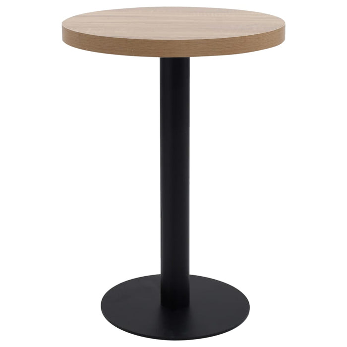 Tavolo da Bistrot Marrone Chiaro 60 cm in MDF 286421