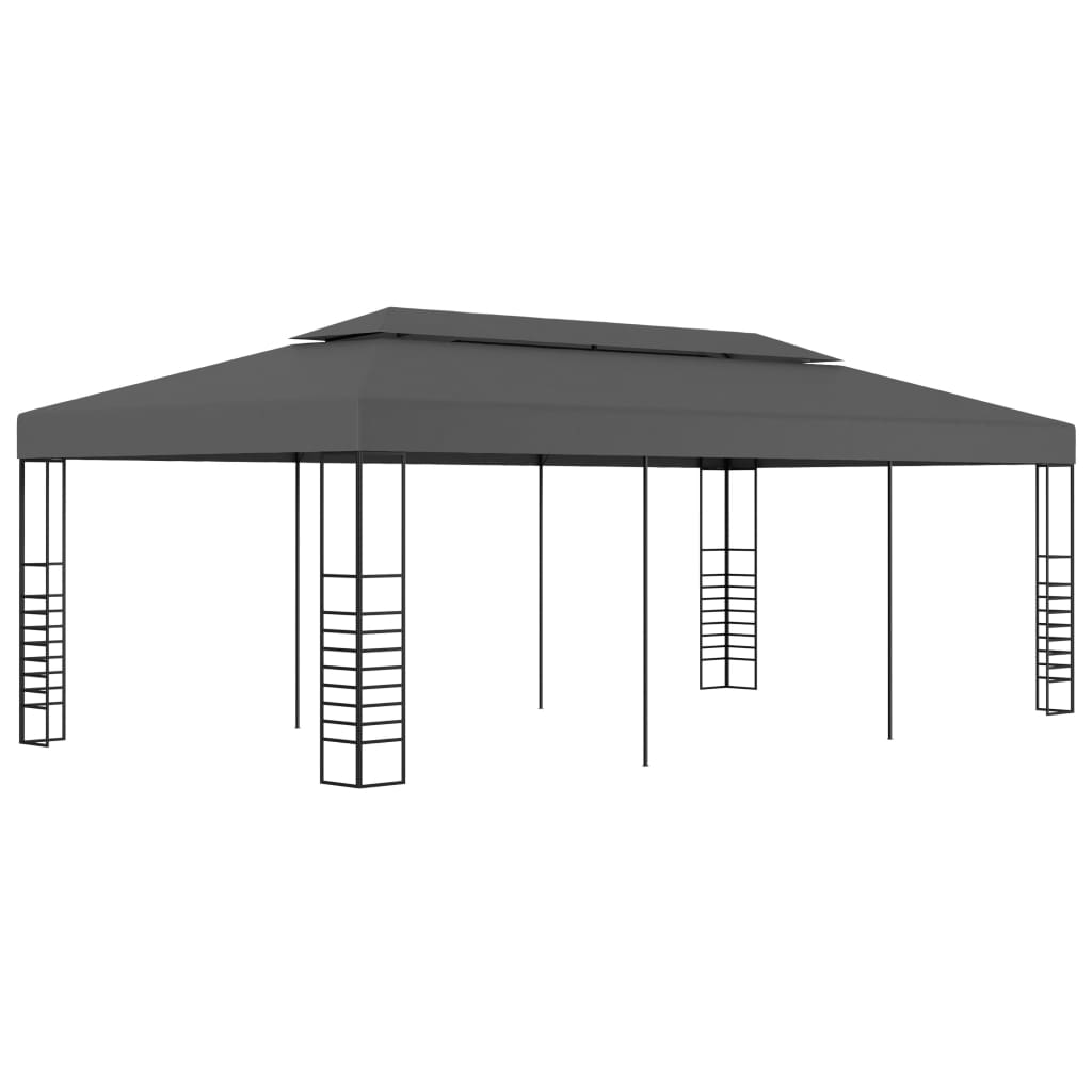 Tenda Gazebo 3x6 m Antracite 47959