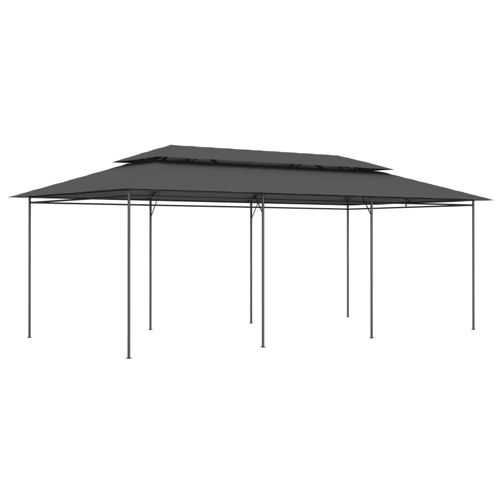 Gazebo 600x298x270 cm Antracite cod mxl 65989