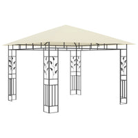 Gazebo con Zanzariera 3x3x2,73 m Crema 180 g/m² cod mxl 66196