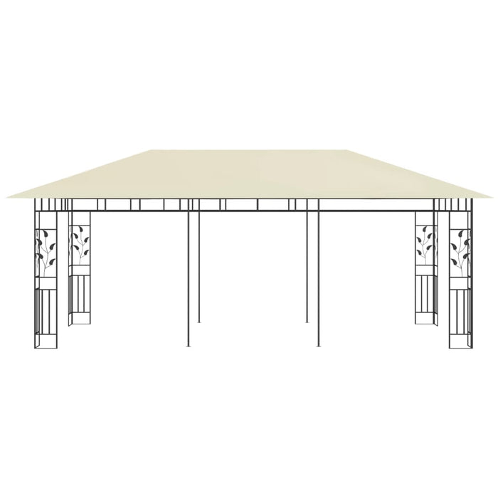 Gazebo con Zanzariera 6x3x2,73 m Crema cod mxl 65951