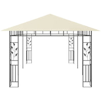 Gazebo con Zanzariera 6x3x2,73 m Crema cod mxl 65951