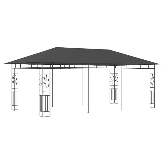 Gazebo con Zanzariera 6x3x2,73 m Antracite cod mxl 66148