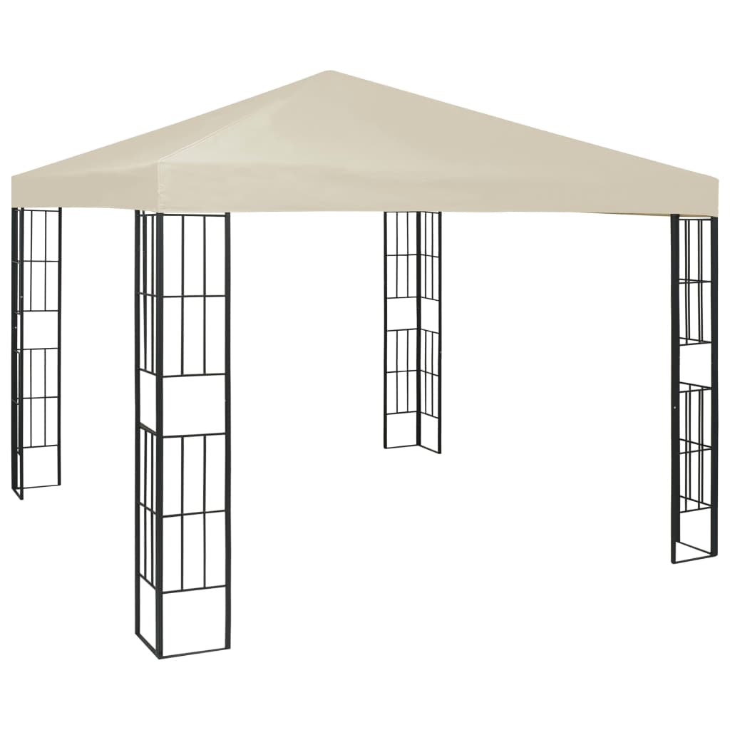 Gazebo 3x3 m Crema 47981