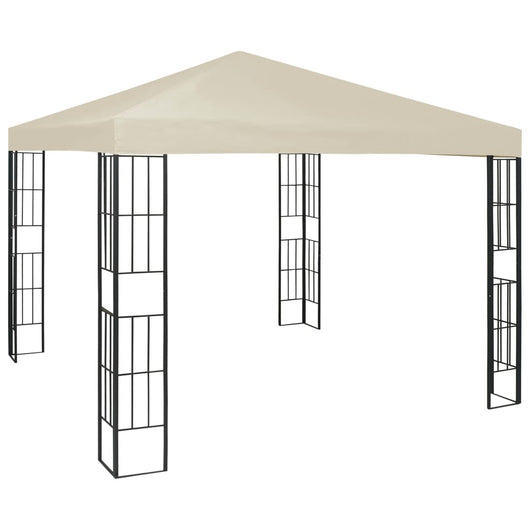 Gazebo 3x3 m Crema 47981