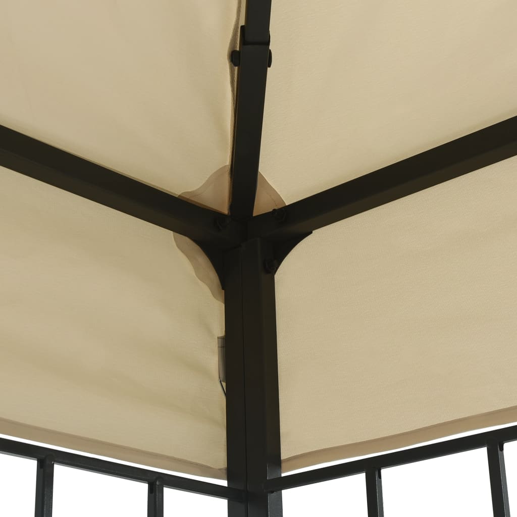 Gazebo 3x3 m Crema 47981