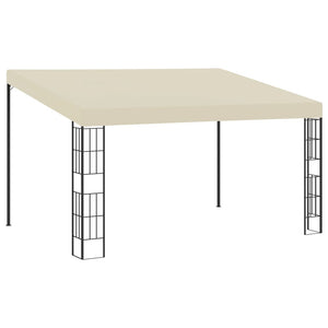 Gazebo a Parete 3x4 m Crema in Tessutocod mxl 121151