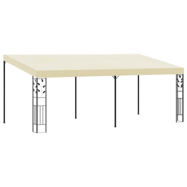 Gazebo a Parete 6x3x2,5 m Crema 47999