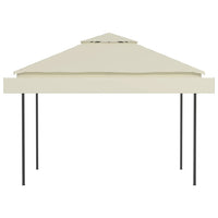 Gazebo con Tetto Doppio Estendibile 3x3x2,75 m Crema 180 g/m² cod mxl 66031