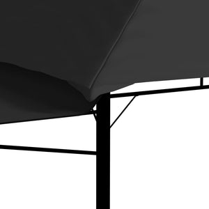  Gazebo Tetto Doppio Estendibile 3x3x2,75 m Antracite 180 g/m² cod mxl 66096