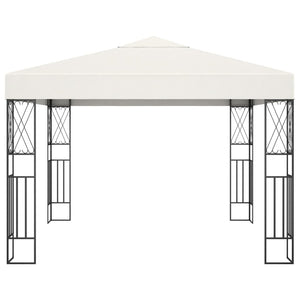 Gazebo 3x3 m Crema in Tessuto cod mxl 65914