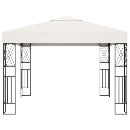 Gazebo 3x3 m Crema in Tessuto cod mxl 65914