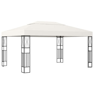 Gazebo 3x4 m Crema in Tessuto 48007