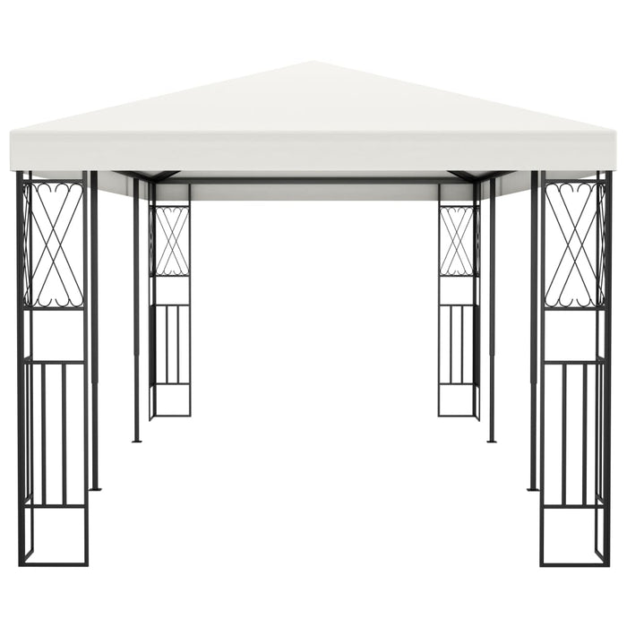 Gazebo 3x6 m Crema in Tessuto 48009