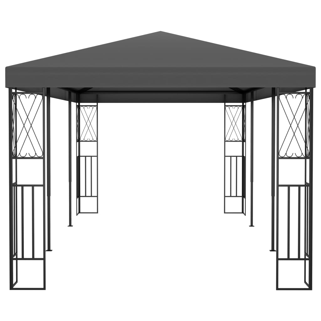 Gazebo 3x6 m Antracite in Tessuto cod mxl 54688