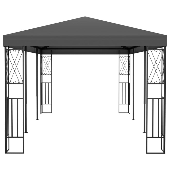 Gazebo 3x6 m Antracite in Tessuto cod 8588