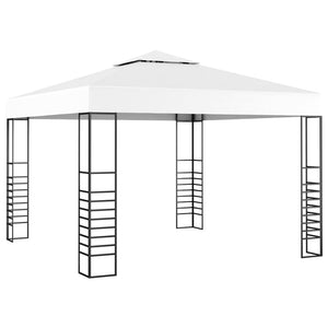 Gazebo da Giardino 3x3 m Bianco 48033