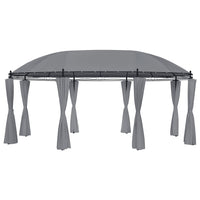 Gazebo con Tende 520x349x255 cm Antracite 48035