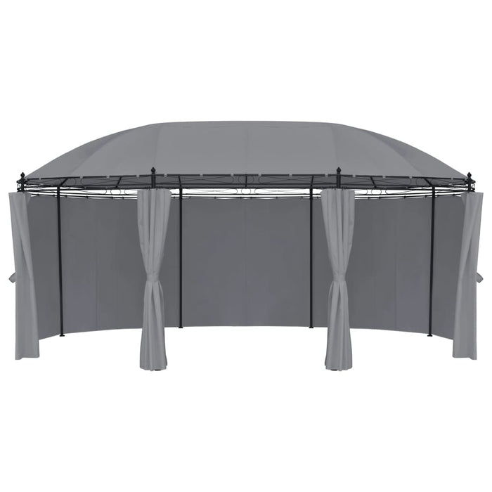 Gazebo con Tende 520x349x255 cm Antracite cod mxl 58104