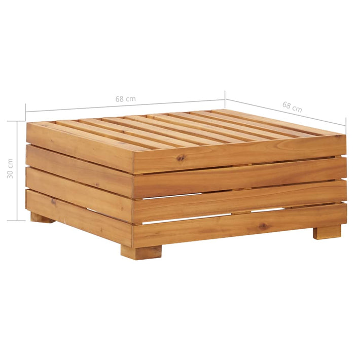 Tavolo Modulare 1 pz in Legno Massello di Acacia cod mxl 54904