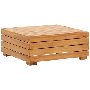 Pouf Modulare 1 pz con Cuscino in Legno Massello di Acacia cod mxl 56183