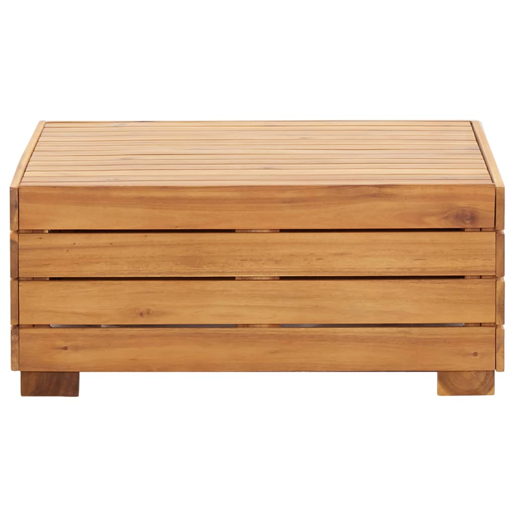 Pouf Modulare 1 pz con Cuscino in Legno Massello di Acacia cod mxl 56183