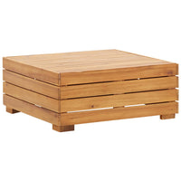 Pouf Modulare 1 pz con Cuscino in Legno Massello di Acacia cod mxl 66754