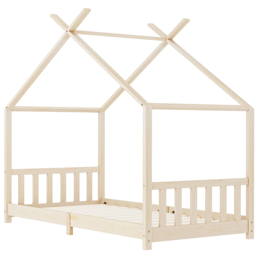 Giroletto per Bambini in Legno Massello di Pino 90x200 cmcod mxl 82278