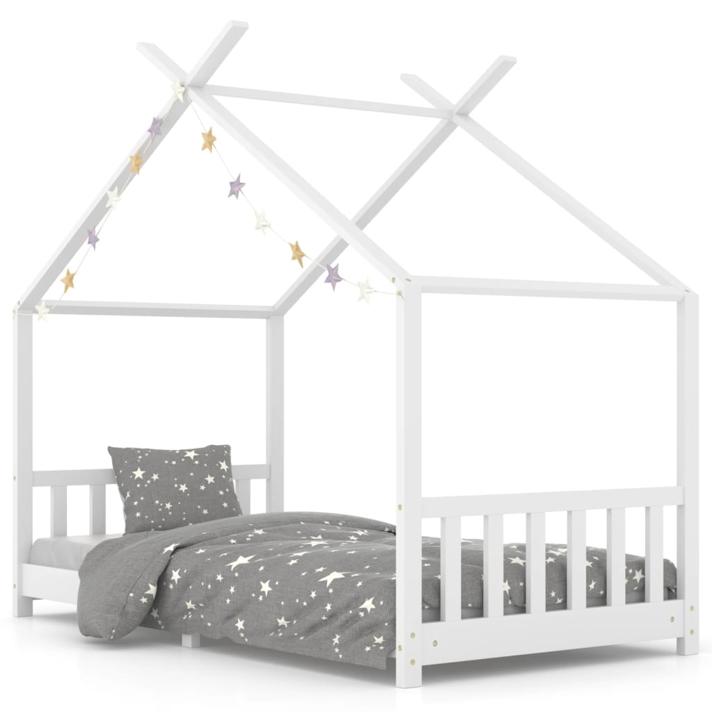 Giroletto per Bambini Bianco in Massello di Pino 90x200 cmcod mxl 130167