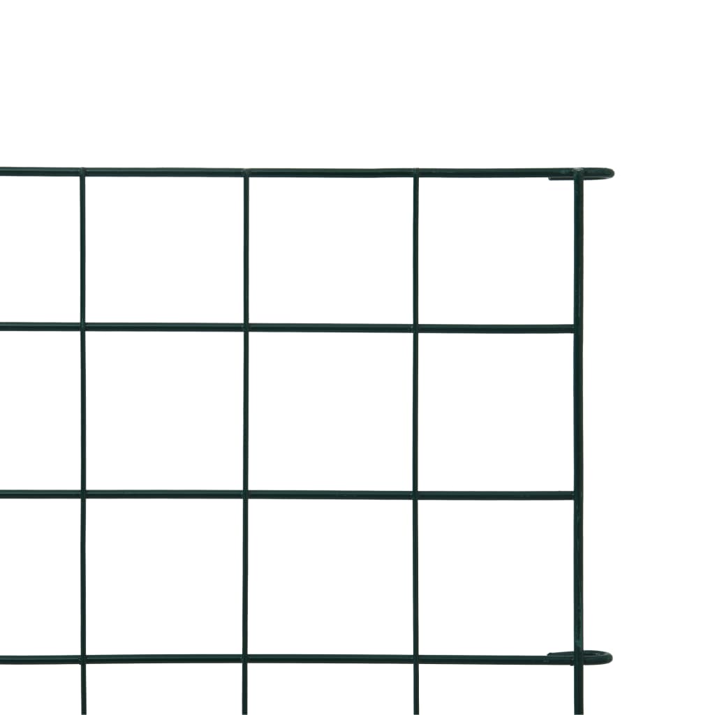 Set Recinzione da Giardino ad Arco 77,5x64 cm Verde 146102