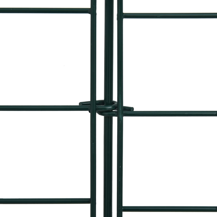 Set Recinzione da Giardino ad Arco 77,5x64 cm Verde 146102