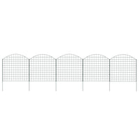 Set Recinzione da Giardino ad Arco 77,5x78,5 cm Verde 146103