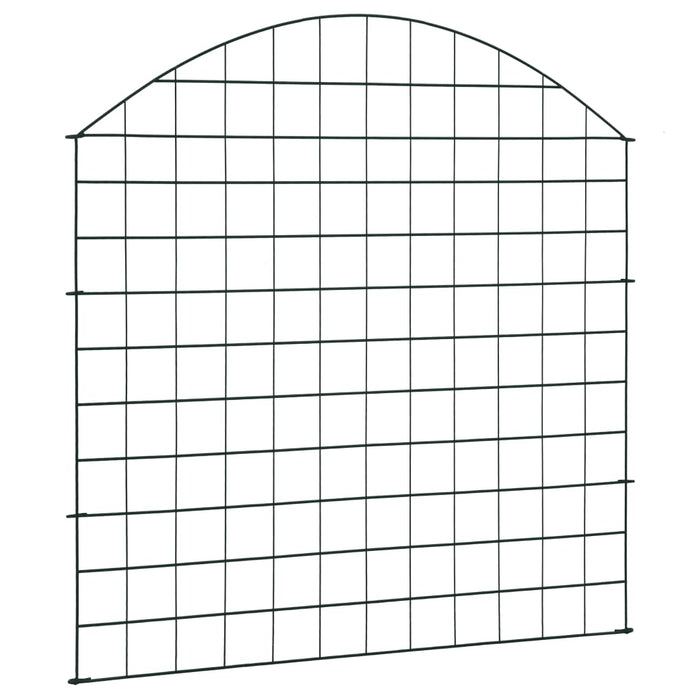 Set Recinzione da Giardino ad Arco 77,5x78,5 cm Verde 146103