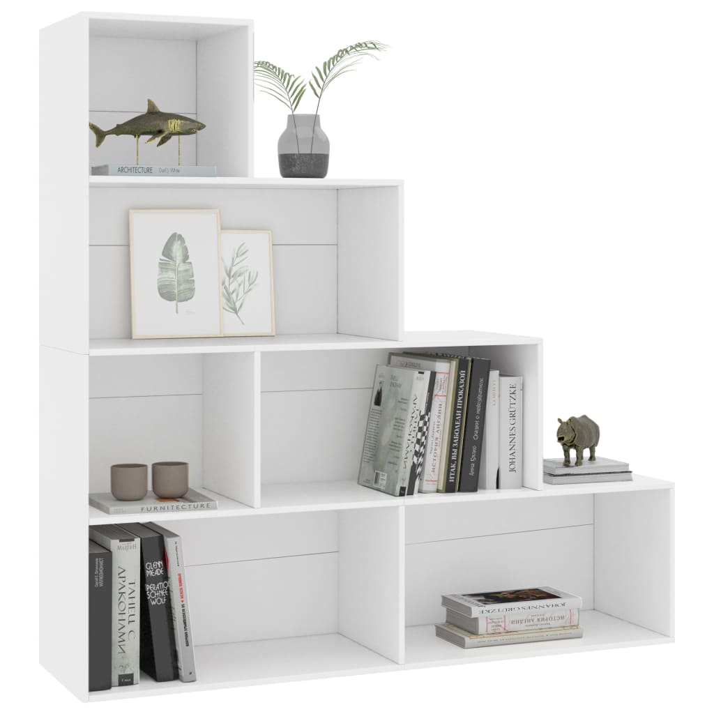 Libreria/Divisorio Bianco 155x24x160 cm in Legno Multistrato 800657