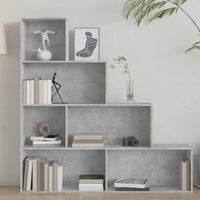 Libreria/Divisorio Grigio Cemento 155x24x160 cm in Truciolato cod mxl 18151