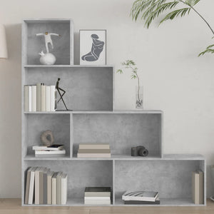 Libreria/Divisorio Grigio Cemento 155x24x160 cm in Truciolato 800661