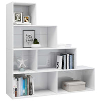 Libreria/Divisorio Bianco Lucido 155x24x160cm Legno Multistrato 800663