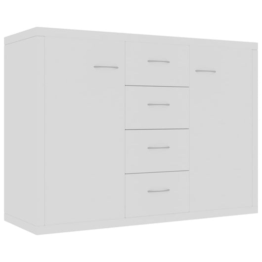 Credenza Bianca 88x30x65 cm in Truciolato 800684