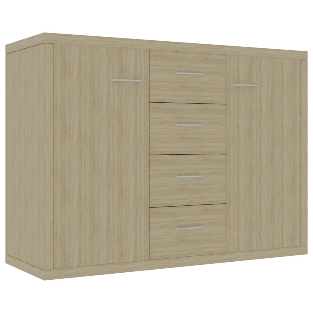 Credenza Rovere Sonoma 88x30x65 cm in Truciolato cod mxl 12574