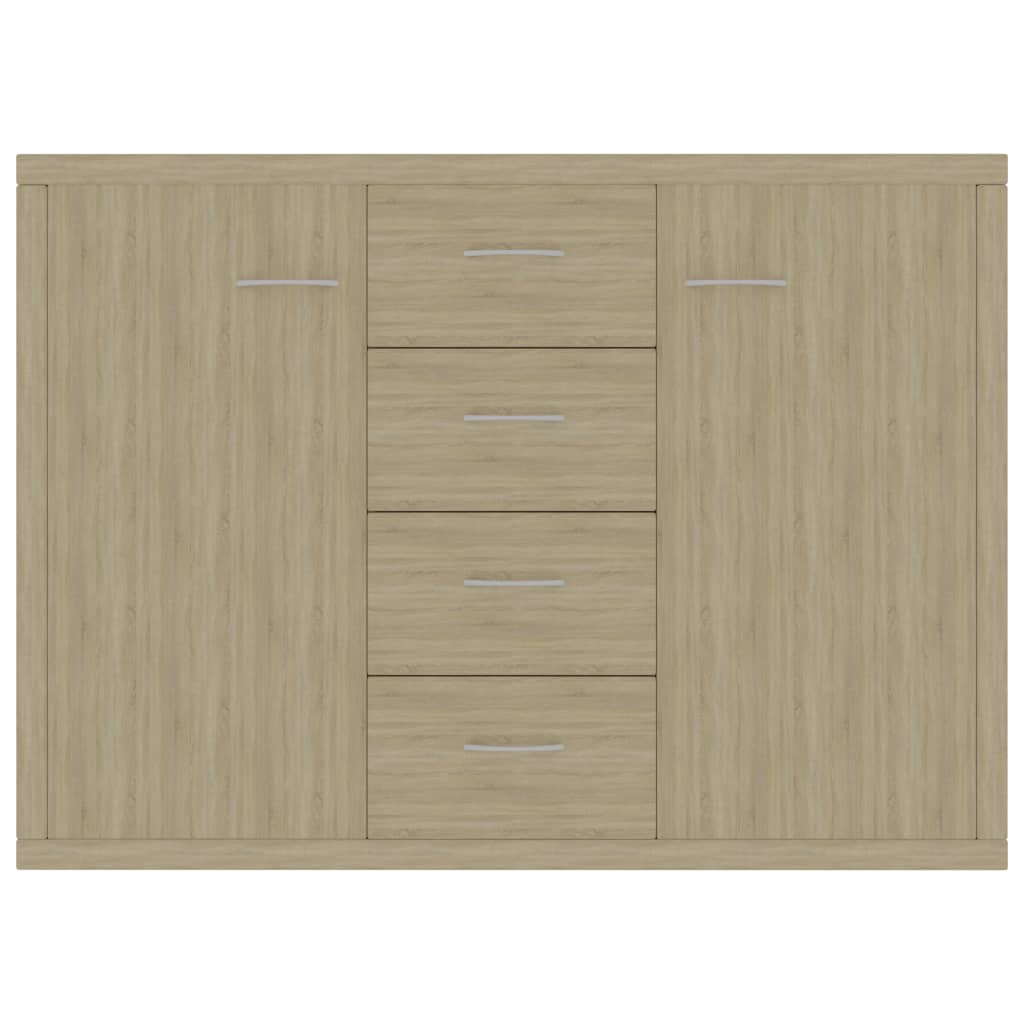 Credenza Rovere Sonoma 88x30x65 cm in Truciolato cod mxl 12574