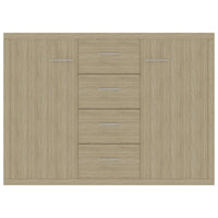 Credenza Rovere Sonoma 88x30x65 cm in Truciolato cod mxl 12574