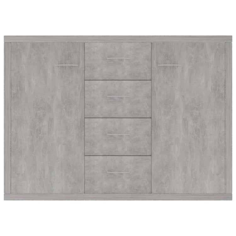 Credenza Grigio Cemento 88x30x65 cm in Truciolato cod mxl 9902