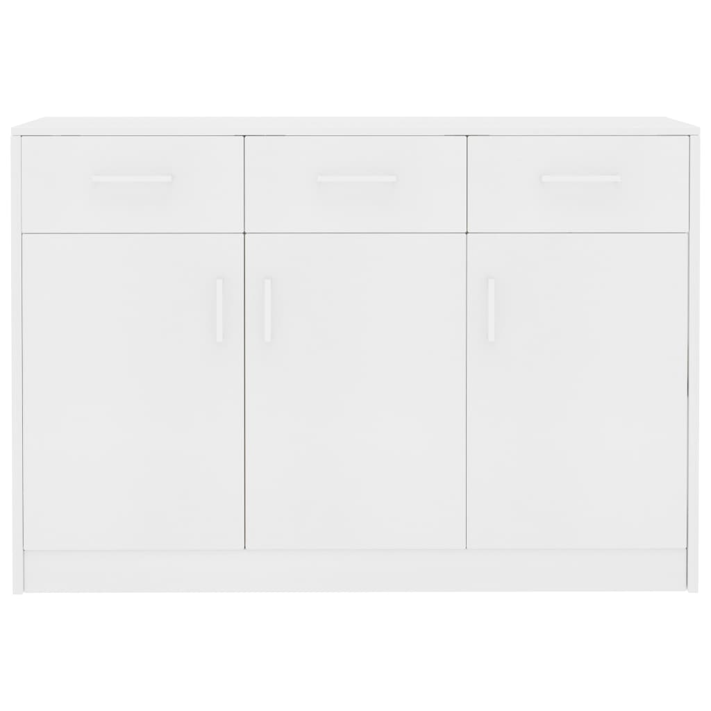 Credenza Bianca 110x30x75 cm in Truciolato cod 11789