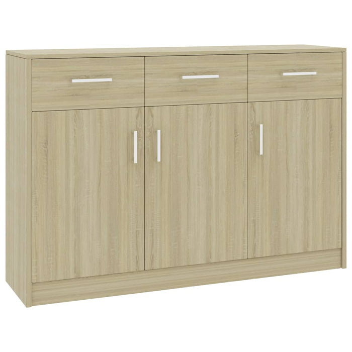 Credenza Rovere Sonoma 110x30x75 cm in Legno Multistrato 800705